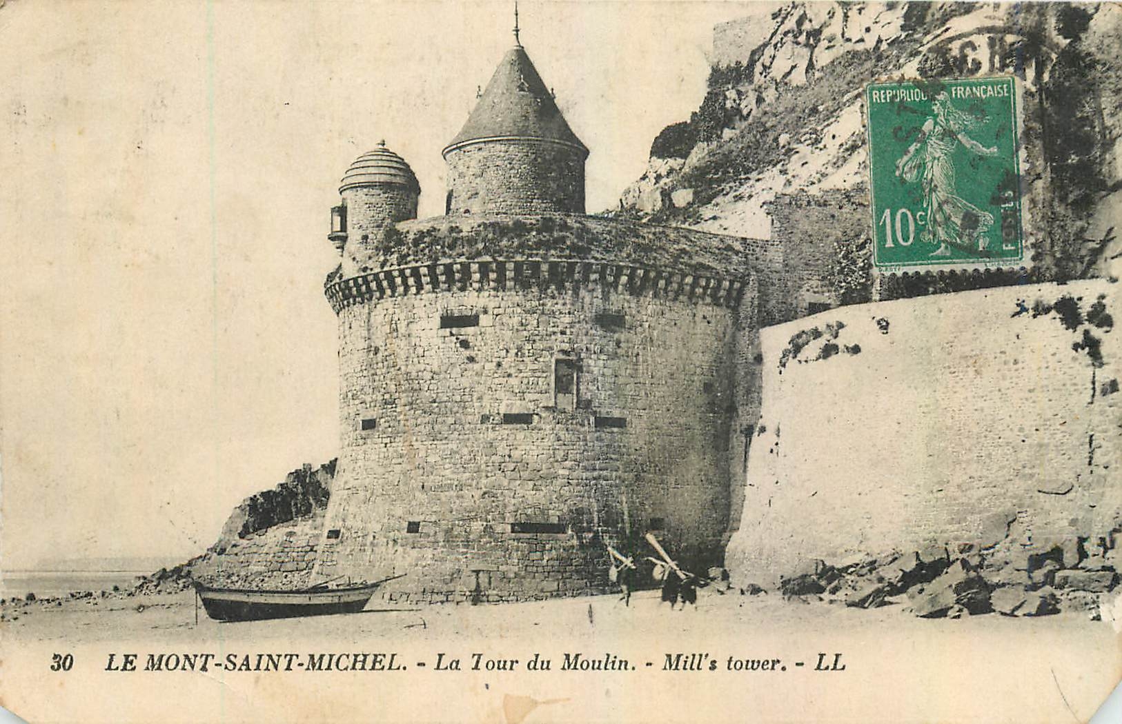 CPA Le Mont Saint Michel La Tour du Moulin 