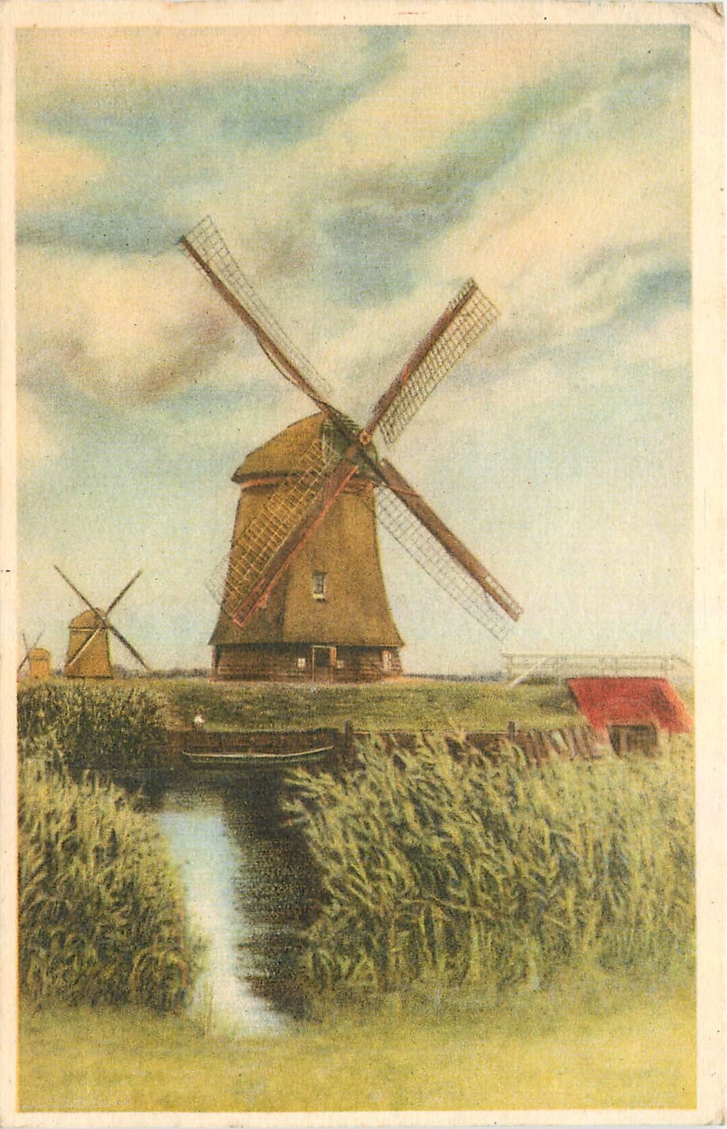 CPA Moulin Hollandais  Moilin a vent