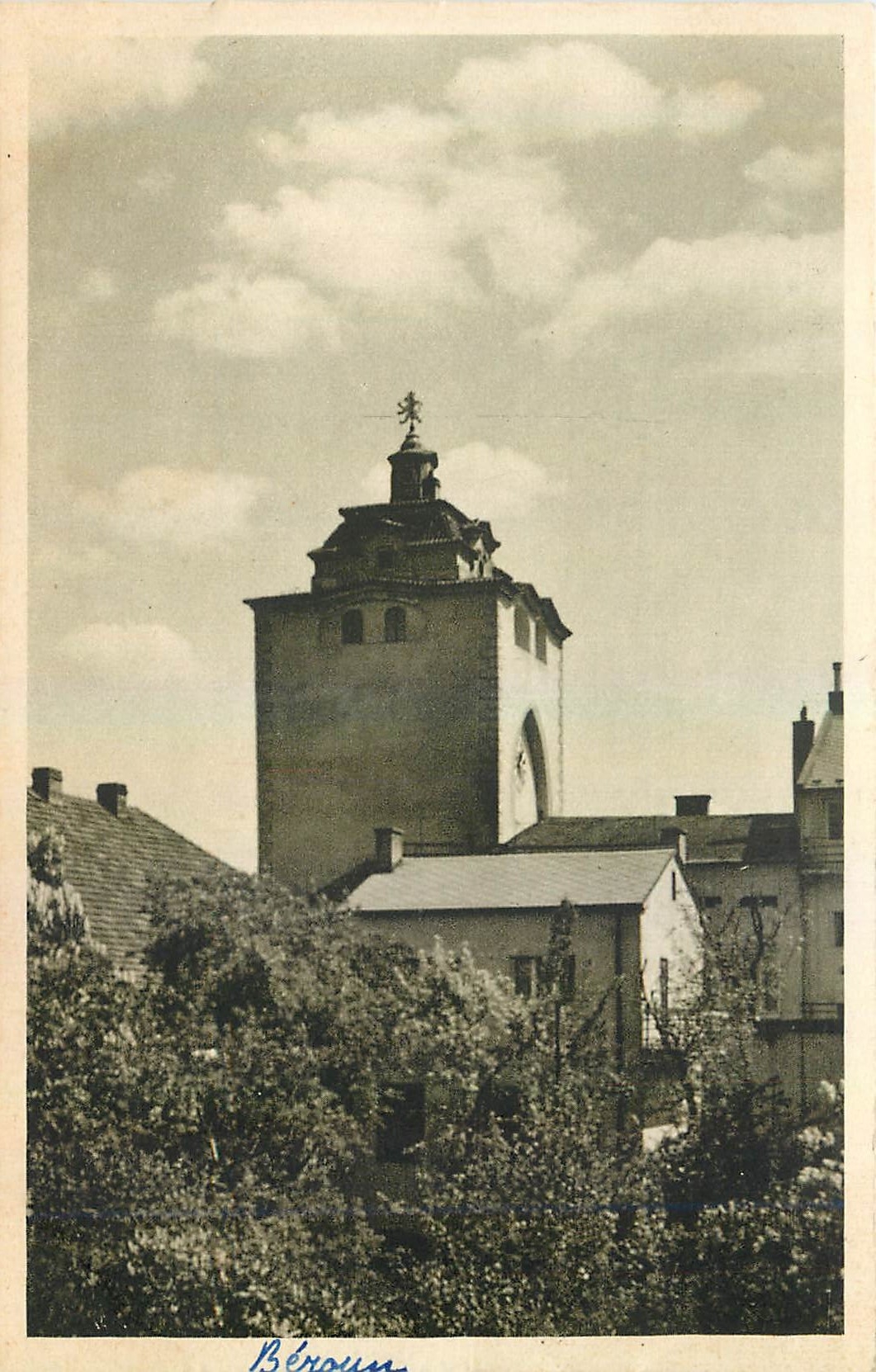CPA Beroun Partie s Plzenskou branou 