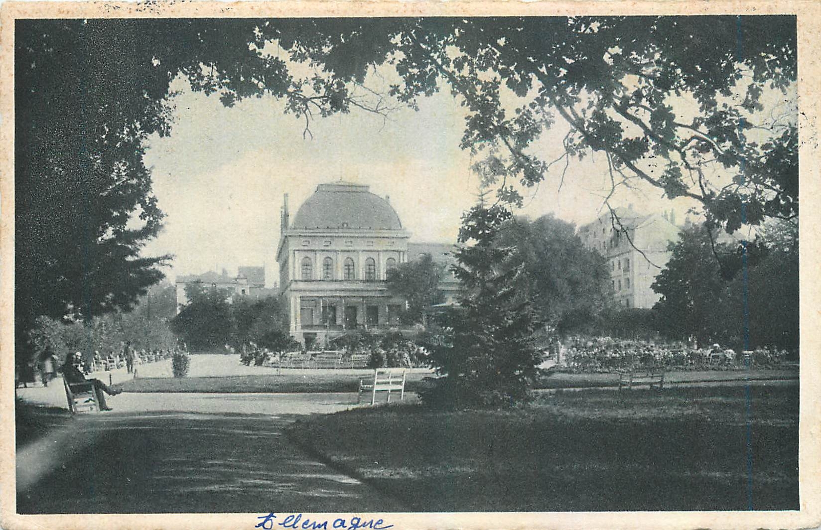 CPA Franzensbad Kurplatz mit Kurhaus 