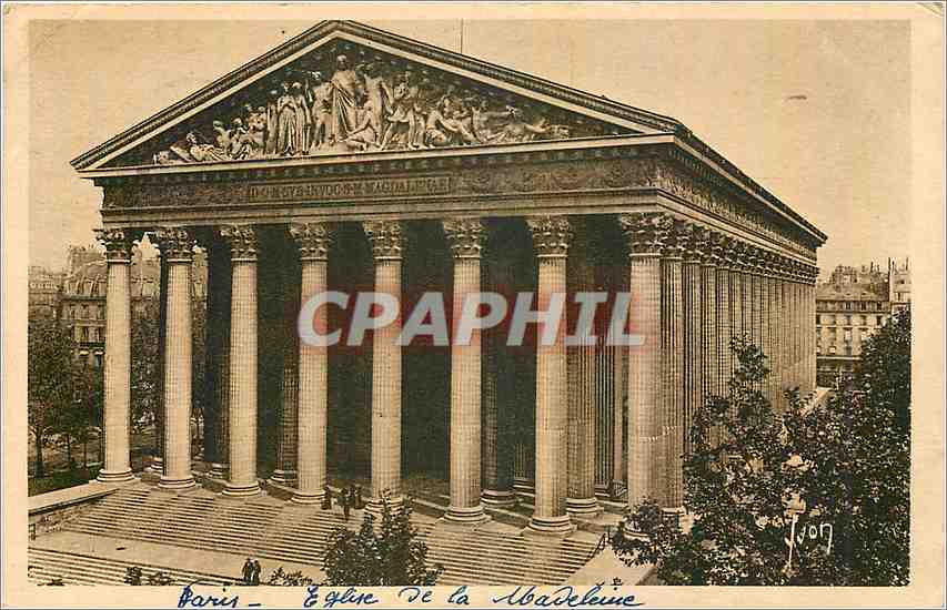 CPA Paris L'Eglise de la Madeleine 