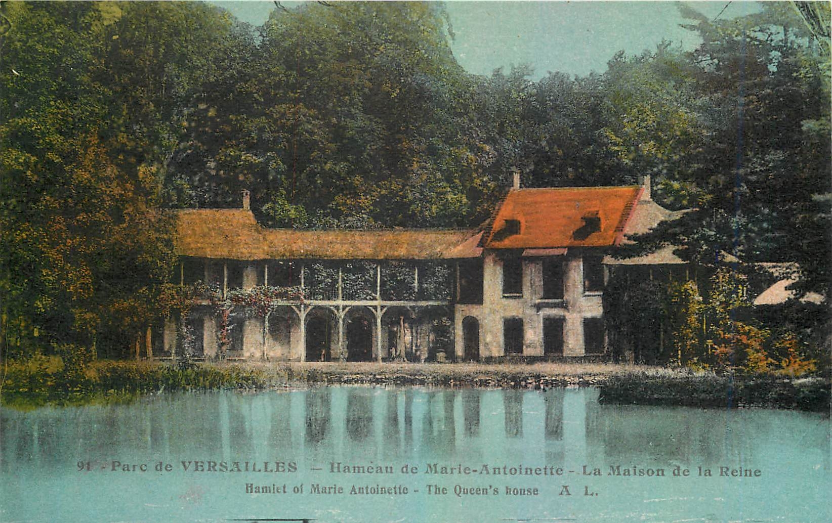 Parc de Versailles — Hamacau de Marie-Antoinette — La Maison de la Reine — A. L.