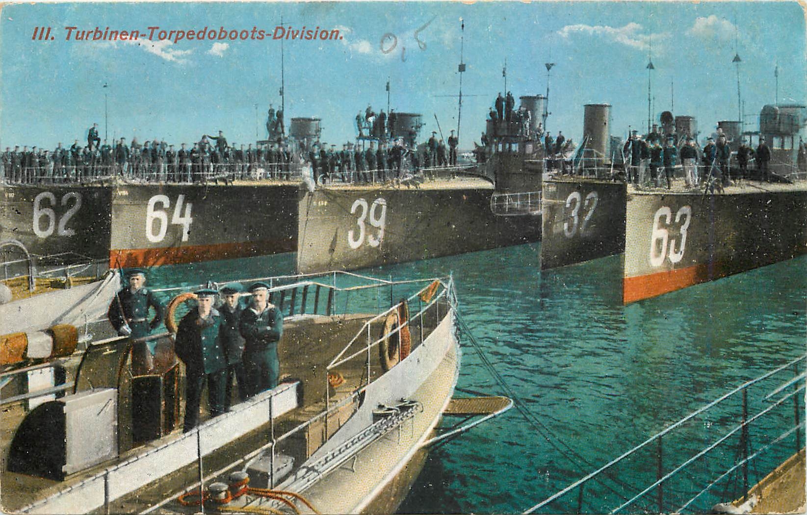 CPA Turbinen Torpedoboots Division Bateaux
