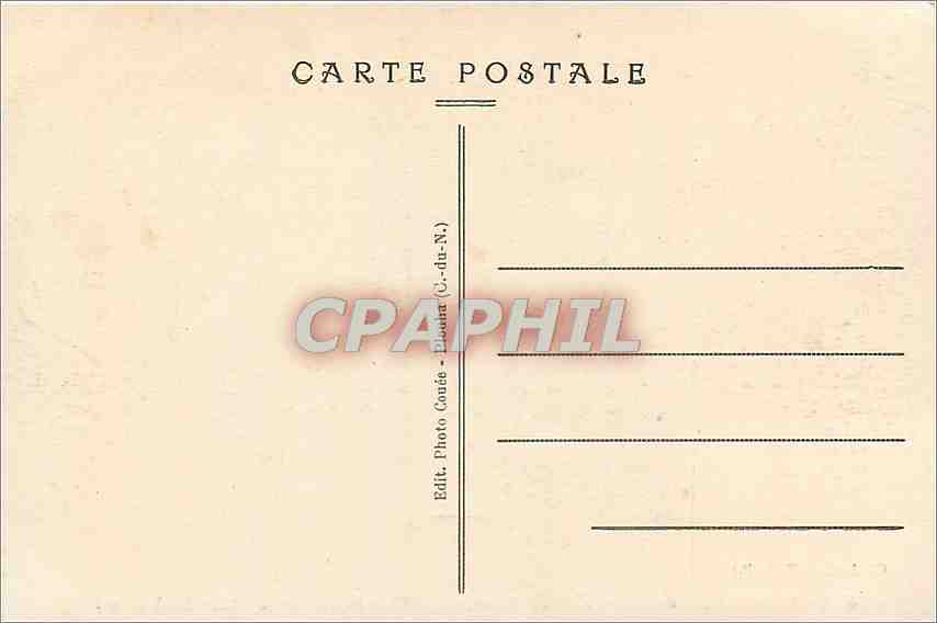 CPA Plouha C du N Kermaria en Isquit Retable de la Chapelle  — Rückseite