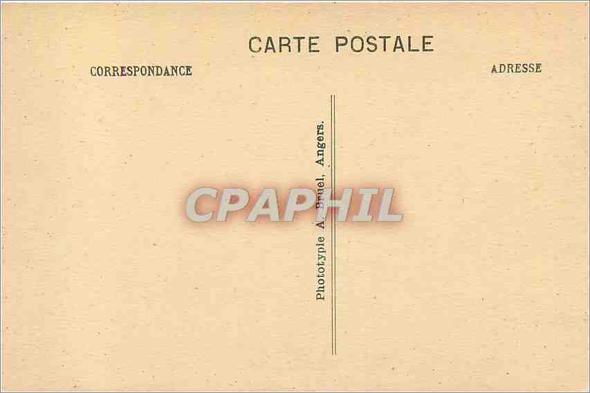 CPA Ile de Brehat C du N Phare du Paon  — Verso