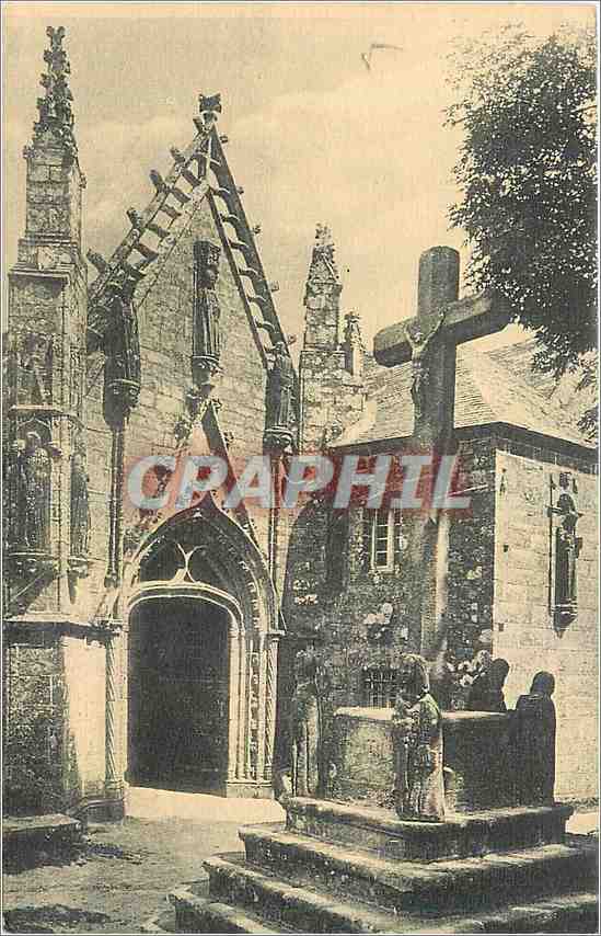 CPA Calvaire et Portail de St Tugen 