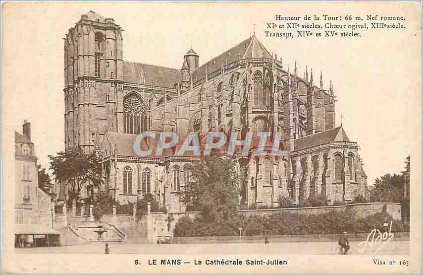CPA Le Mans La Cathedrale Saint Julien 