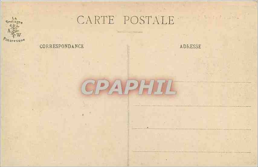 CPA Vallee de Poulancre pres Mur de Bretagne Entree des Gorges  — Rückseite