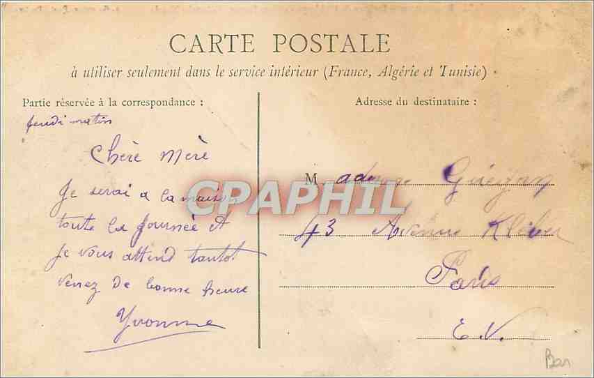 CPA Bretagne Ruines de l'Abbaye de Bon Repos Cotes du Nord  — Verso