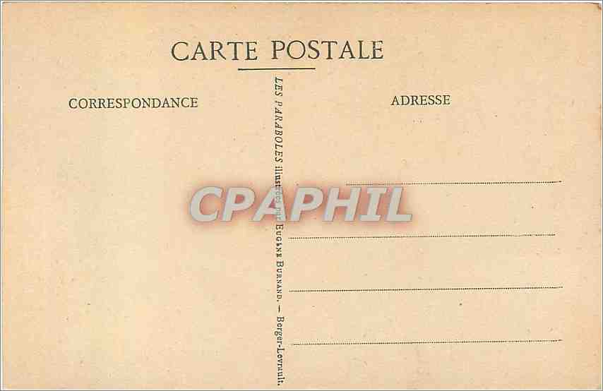 CPA Eugene Burnand Les Vignerons meurtriers  — Verso