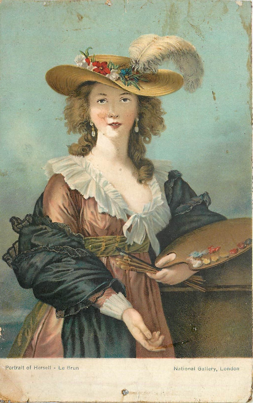 CPA Portrait of Herself Le Brun National Gallery London 