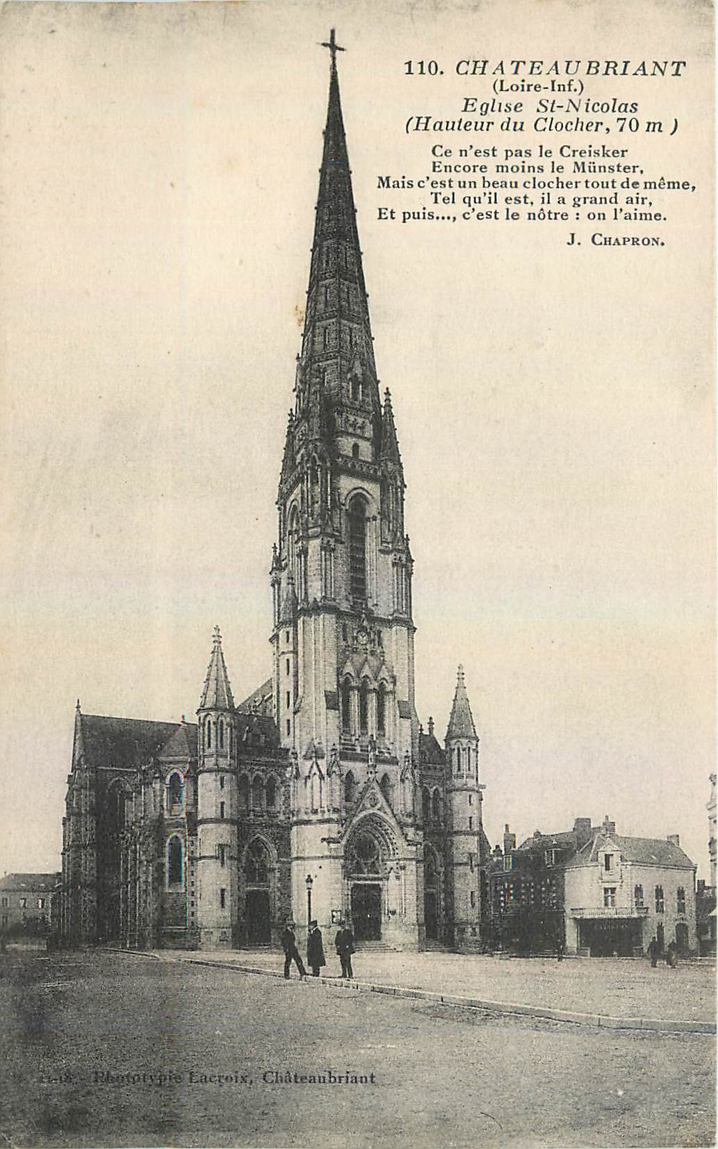 CPA Chateaubriant Loire Inf Eglise St Nicolas 