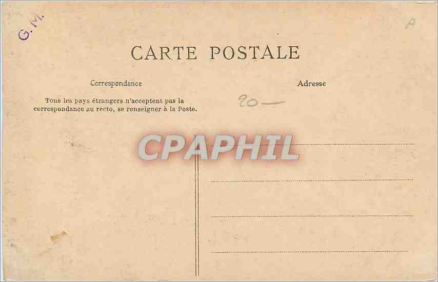 CPA Dinan Le Chateau de la Duchesse Anne  — Rückseite