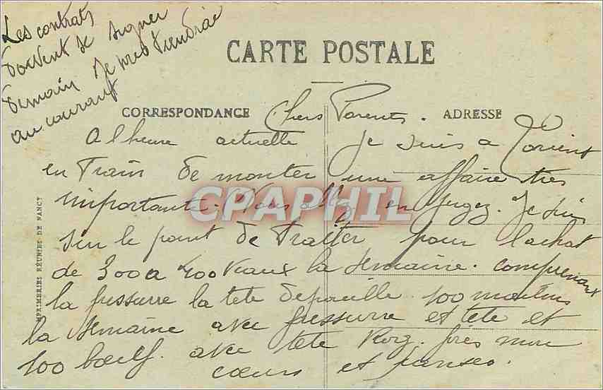 CPA Lorient Entree du Port de Guerre Bateaux — Rückseite