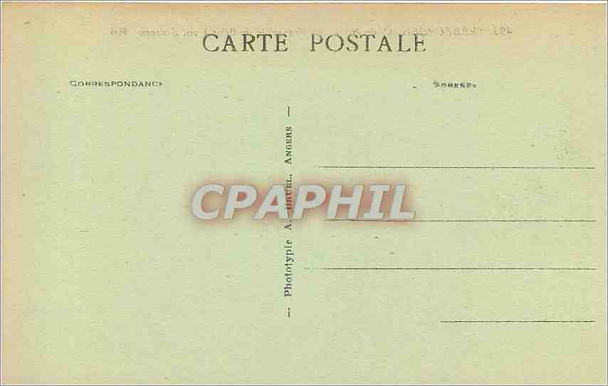 Trébeurden (C.-du-N.) — La Presqu'île de Bihit à vol d'oiseau — Phototypie Angers — Rückseite