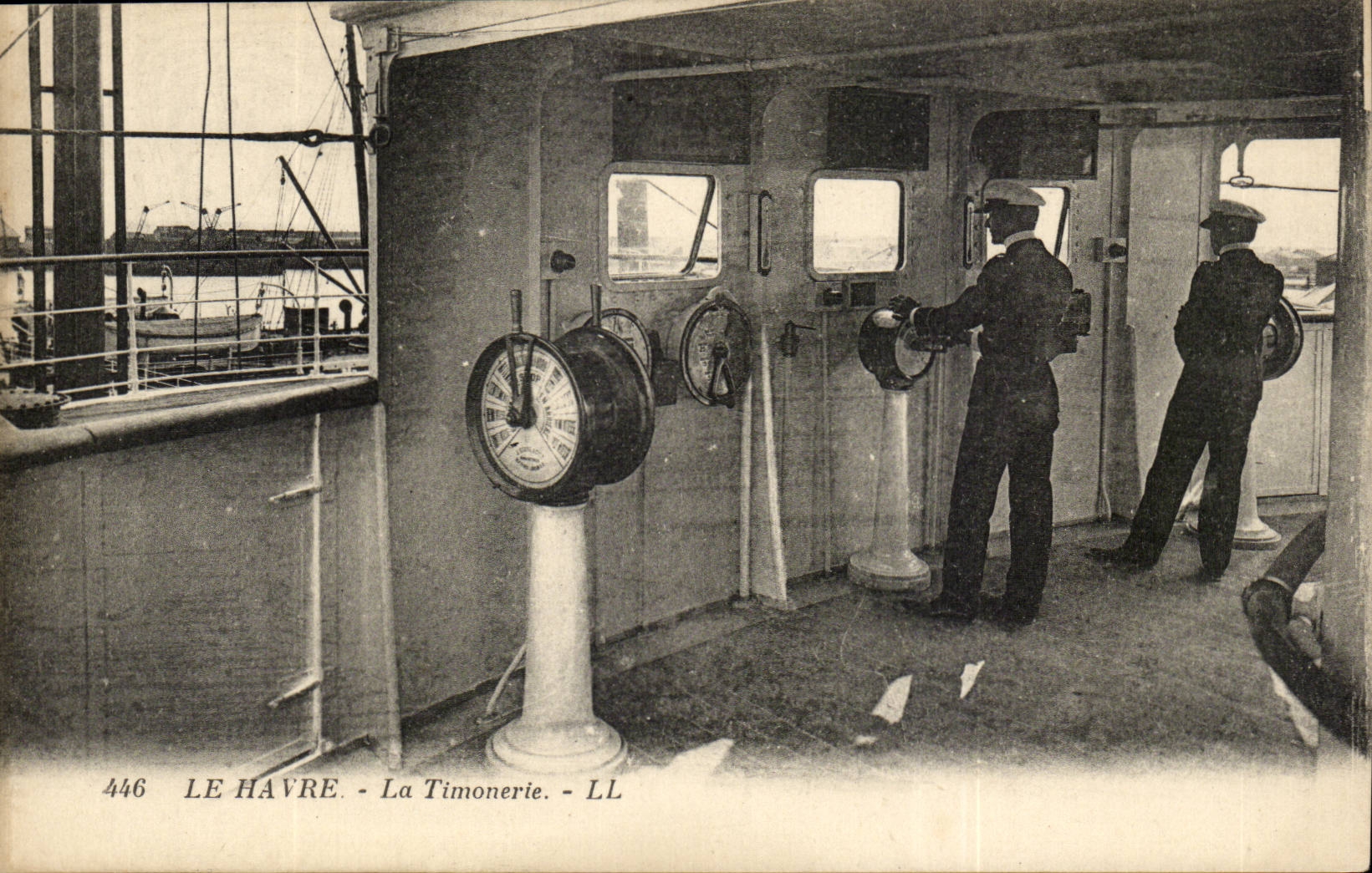 Steamer-Paquebot-Boat-Bateau- Le Havre- La Timonerie -CPA