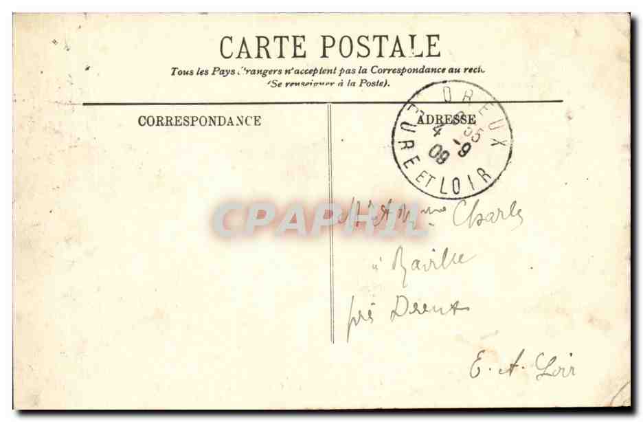 Steamer-Paquebot-Boat-Bateau- Le Havre- Le Transatlantique 'La Provence' Un Coin du Grand Salon -CPA — Verso