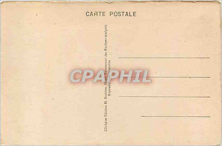 Côte d'Émeraude - 4 - Rothénuf - Les Rochers sculptés - Gargantua et Vive la Joie — Achterkant