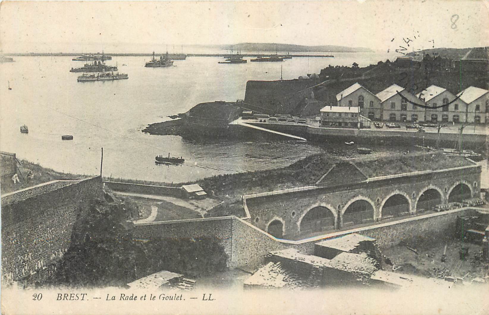 CPA Brest La Rade et le Goulet 