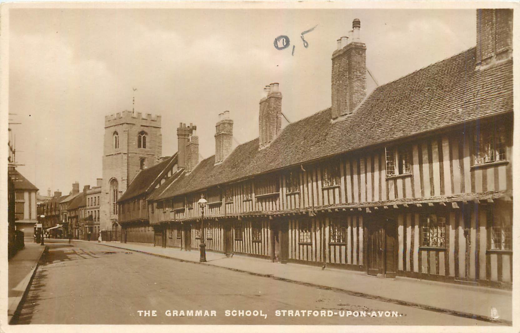CPA The Grammar School Stratford Upon Avon 