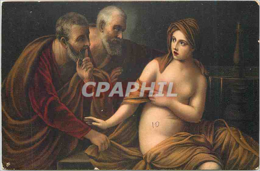 CPA La Casta Susanna 
