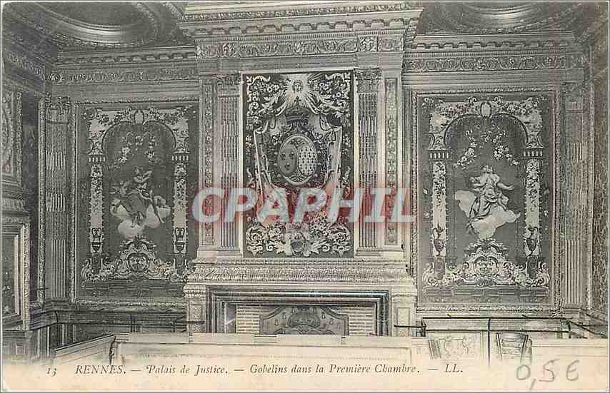 CPA Rennes Palais de Justice Gobelins dans la Premiere Chambre 