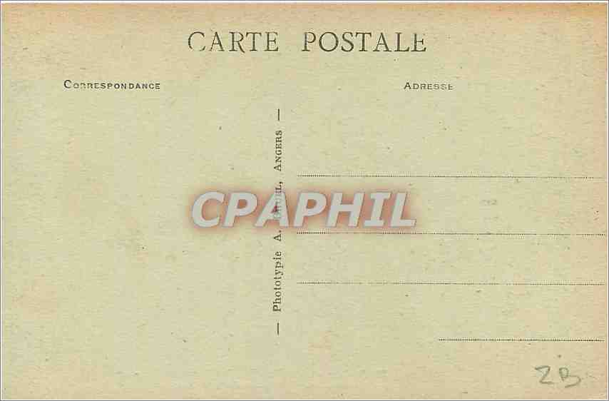 CPA Environs de Lannion Interieur de la Chapelle de Notre Dame de Kerfons  — Rückseite