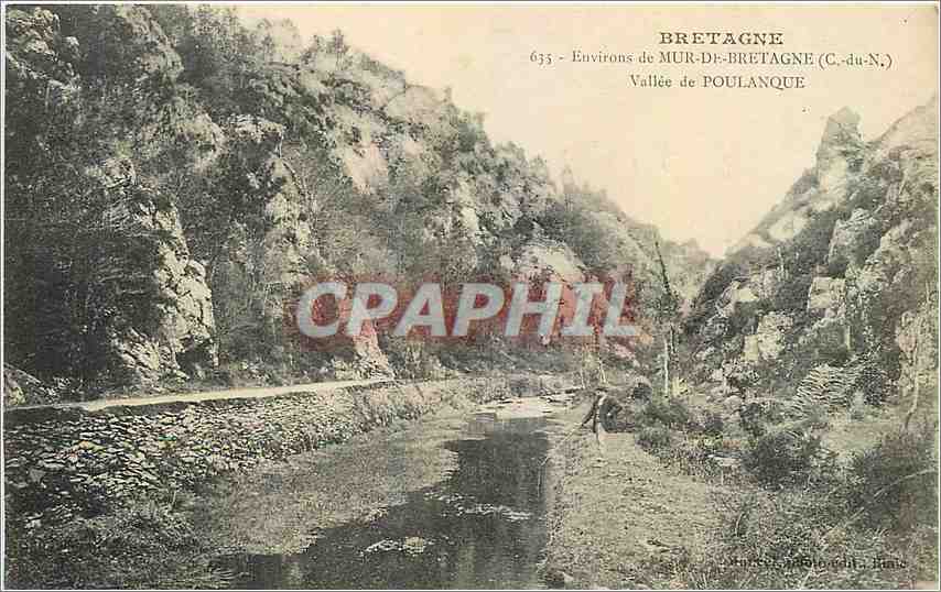 Vallée de Poulanque — Environs de Mur-de-Bretagne (C.-du-N.) — Éditeur : L. Rima