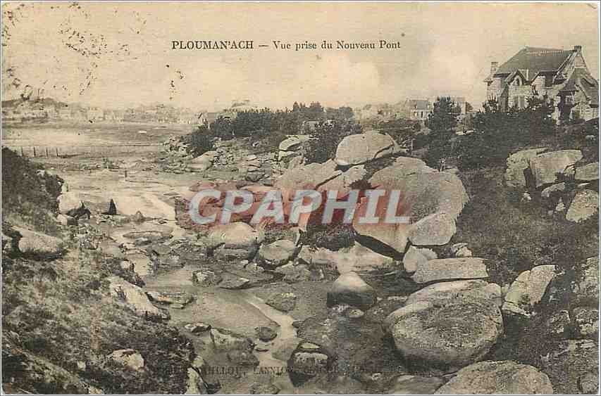 CPA Ploumanach Vue prise du Nouveau Pont 