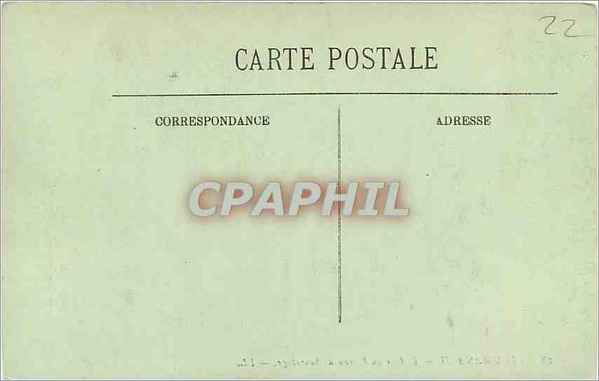 CPA Ploumanach L'Anse du Bateau de Sauvetage  — Back