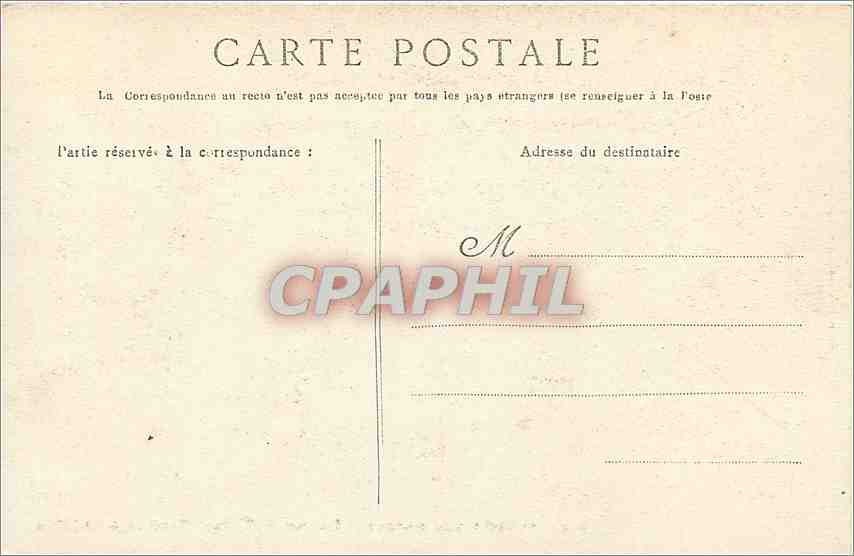 Plestin-les-Grèves — Intérieur de l'Église — Tombeau de St-Efflam — Collection Villard, Quimper — Rückseite