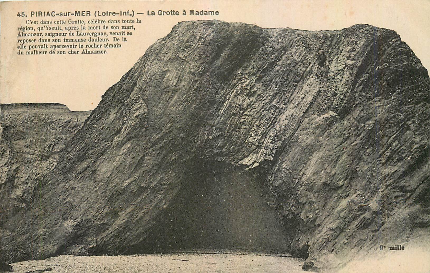 CPA Piriac sur Mer Loire Inf La Grotte a Madame 