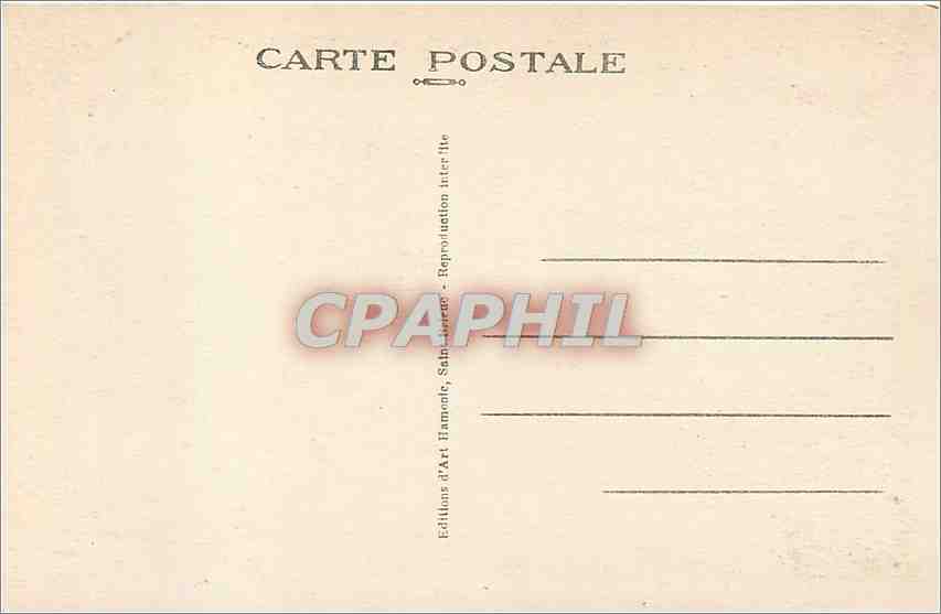 Boquen — Église vue prise de l'Entrée — Octobre 1936 — Éditions d'Art Hamon, Saint-Hilaire — Reverso