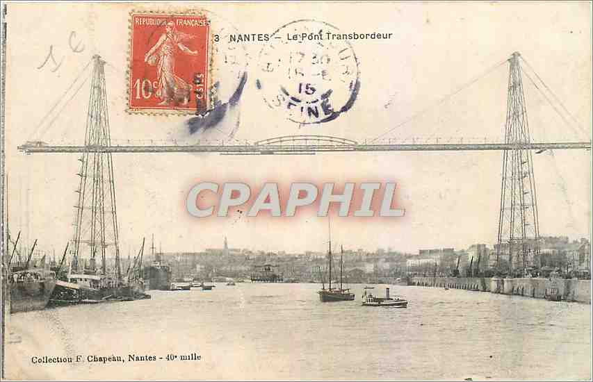 CPA Nantes Le Pont Transbordeur 
