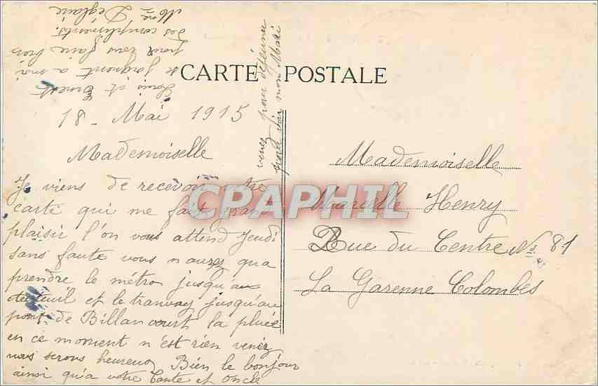 CPA Nantes Le Pont Transbordeur  — Rückseite