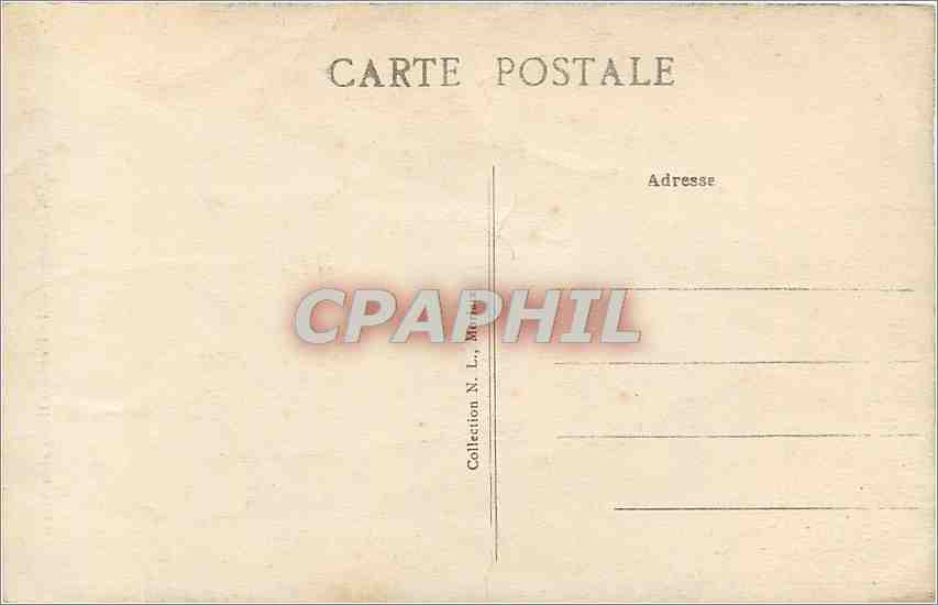 CPA Morlaix Finistere La Place des Halles et le Viaduc  — Rückseite