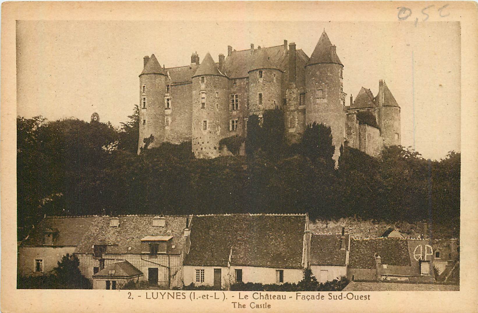 CPA Luynes L et L Le Chateau Facade Sud Ouest 