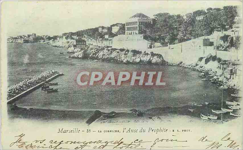 CPA Marseille La Corniche L'Anse du Prophete 