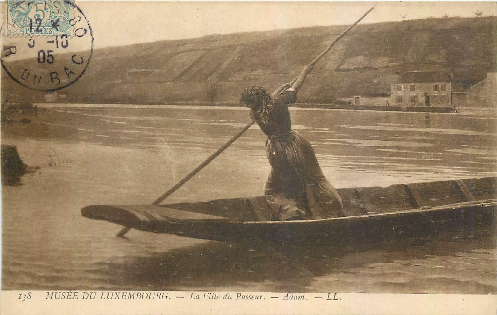 CPA Musee du Luxembourg La Fille du Passeur Adam 