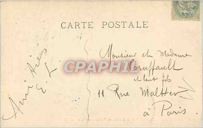 CPA Musee du Luxembourg La Fille du Passeur Adam  — Verso