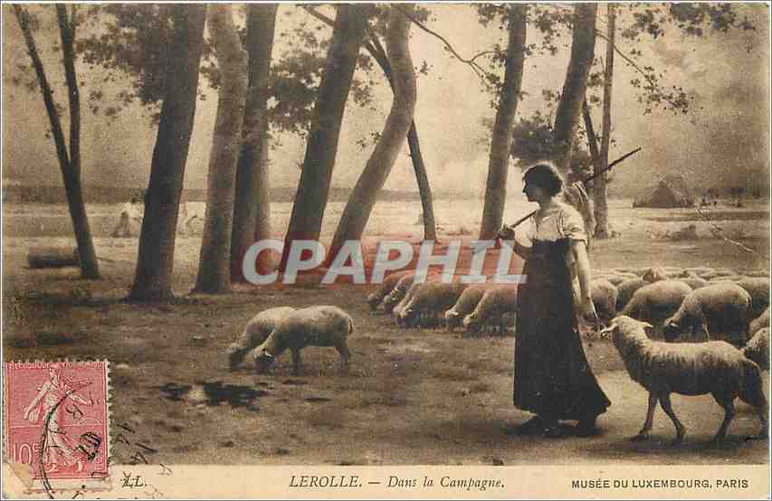 CPA Musee du Luxembourg Paris Lerolle Dans la Campagne 