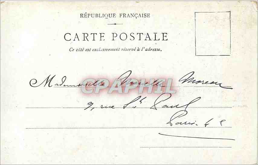 CPA Musee du Luxembourg La Veillee par Andre Brouillet  — Verso