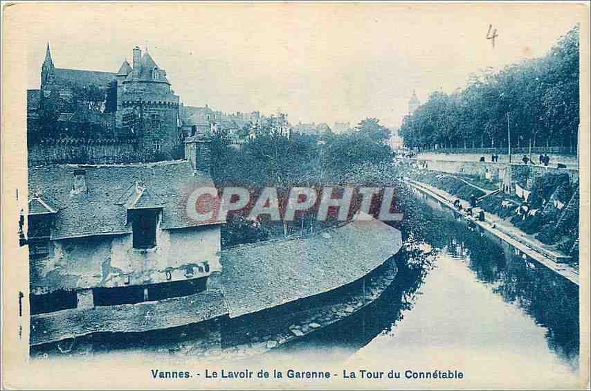 CPA Vannes Le Lavoir de la Garenne La Tour du Connetable 
