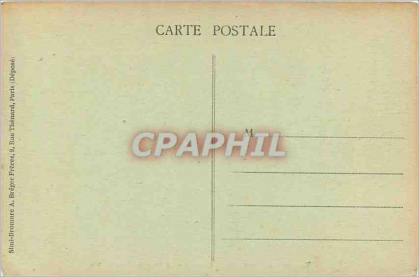 CPA Vannes Le Lavoir de la Garenne La Tour du Connetable  — Rückseite