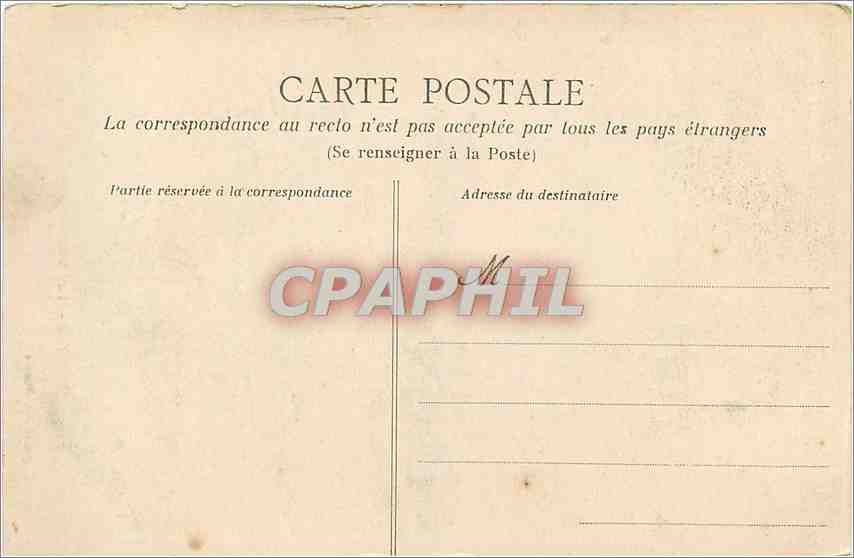 CPA Nantes La Cathedrale  — Rückseite
