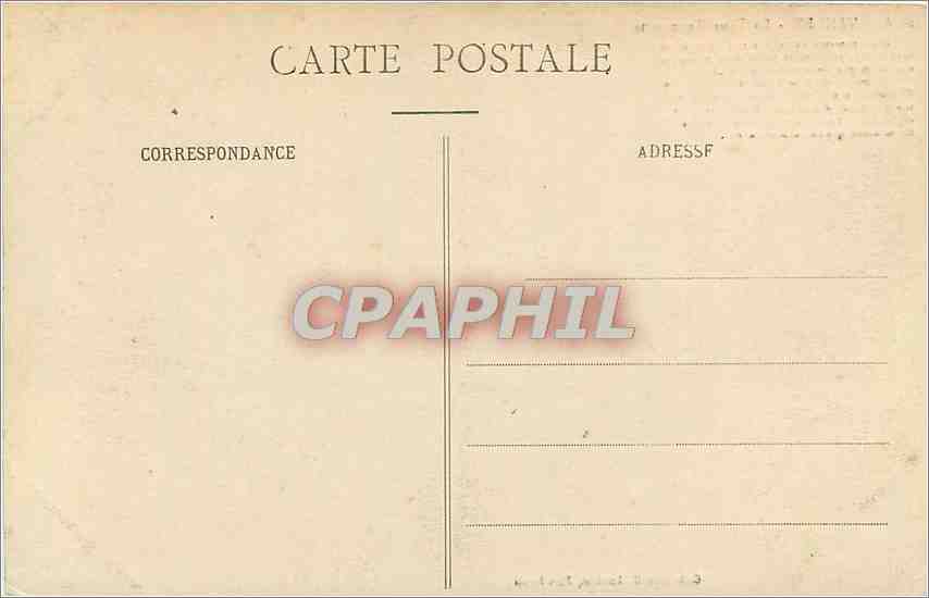 CPA Vannes La Tour Trompette  — Rückseite