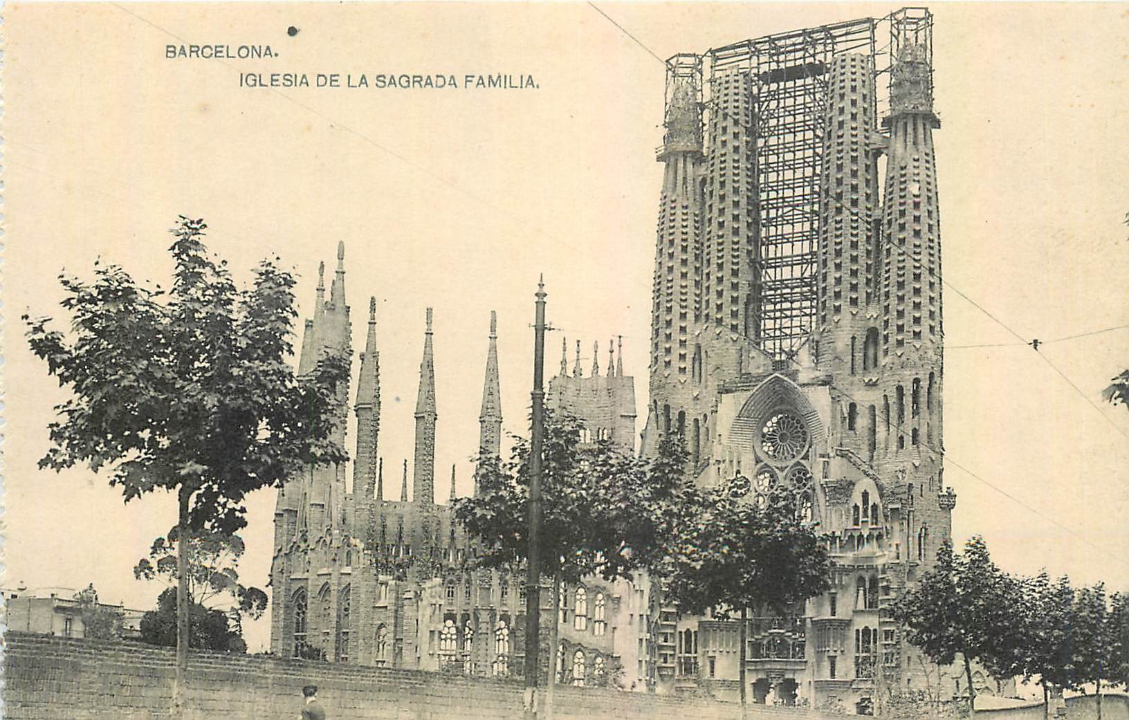 CPA Barcelona Iglesia de la Sagrada Familia 