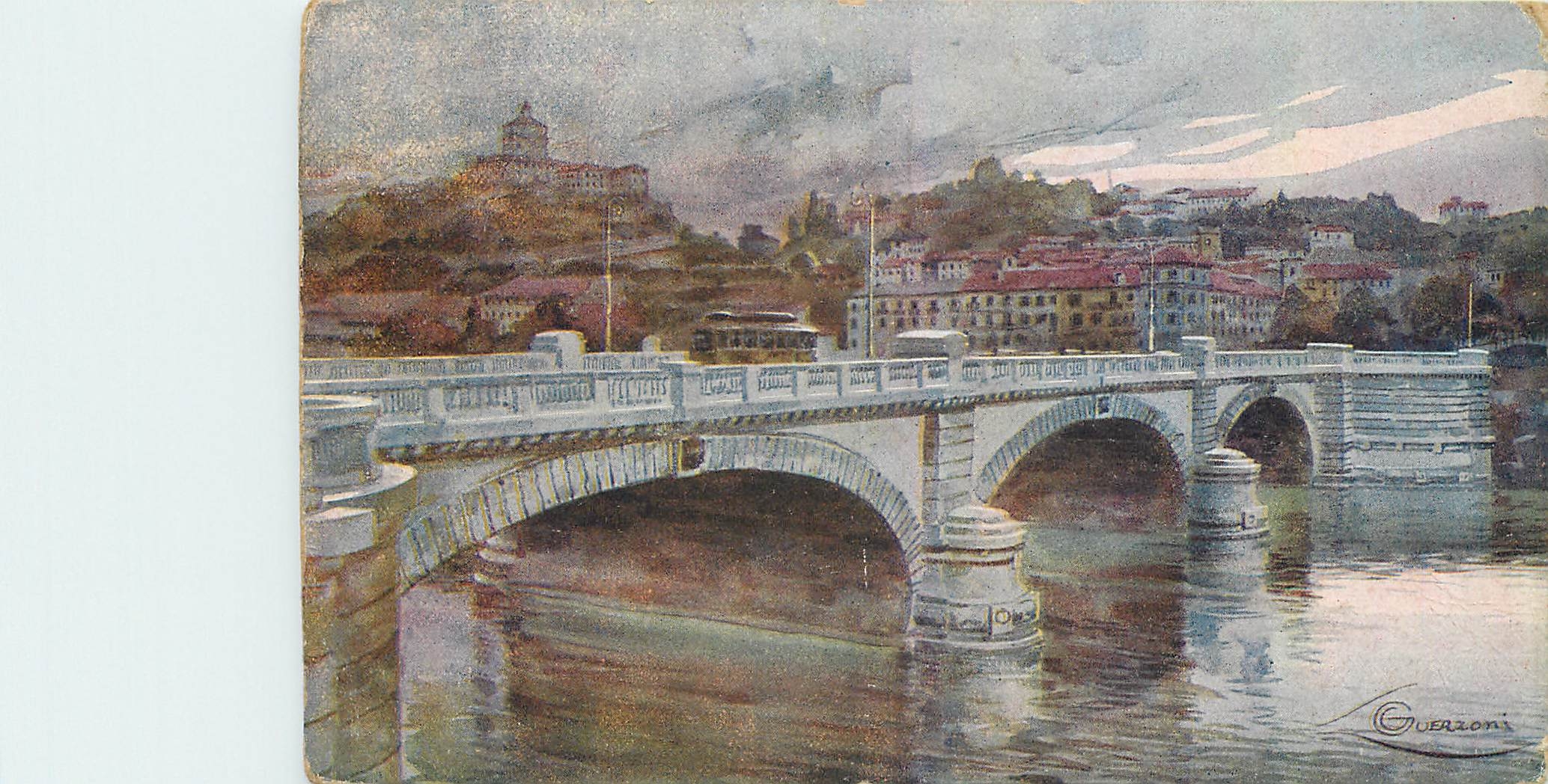 CPA Torino Ponte Nuovo Umberto I 