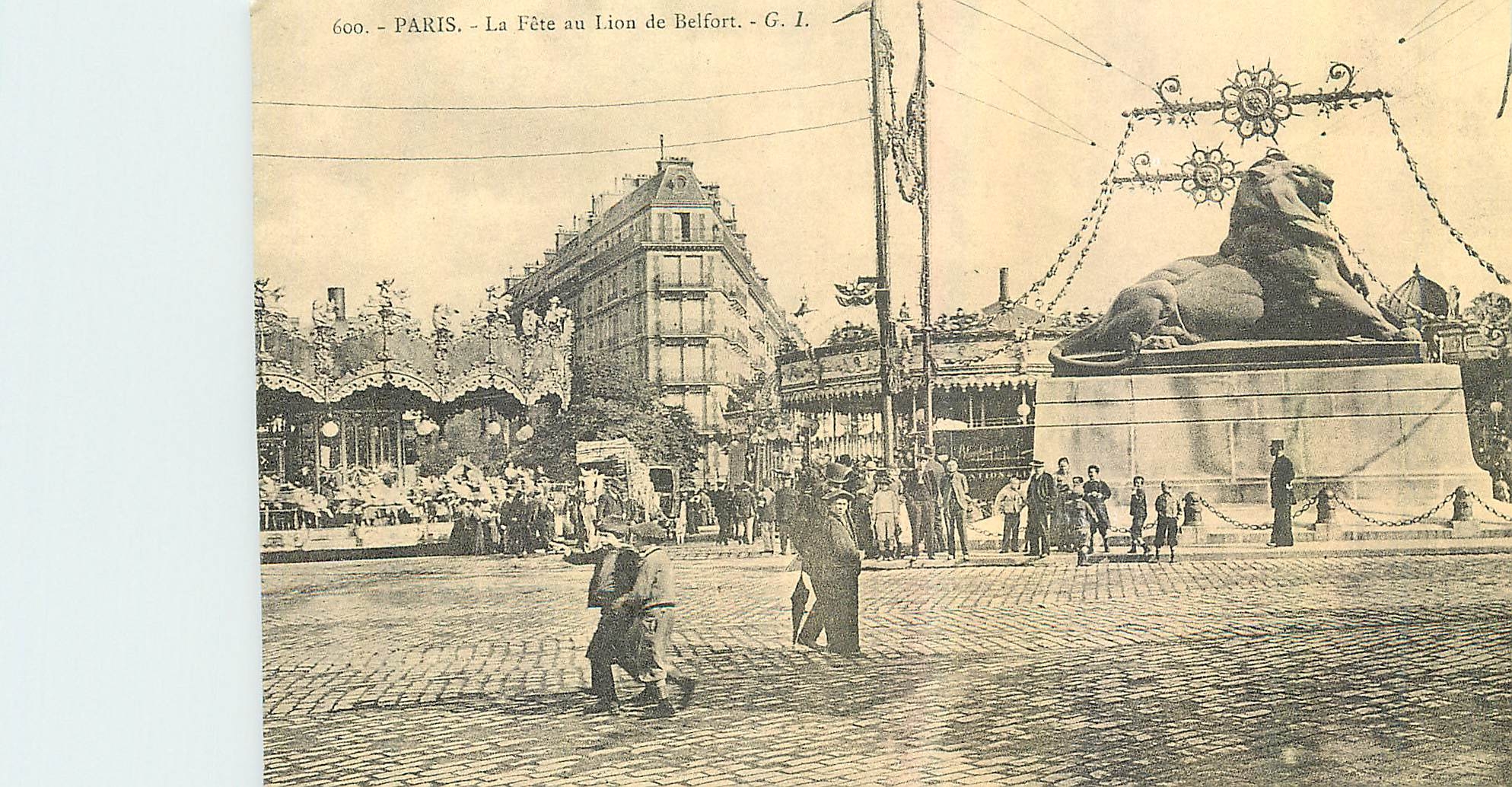 Paris - La Fête au Lion de Belfort - G. I. - n°600