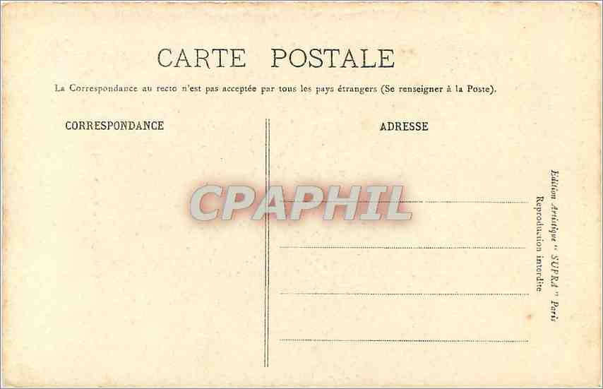 CPA Rouen Le Gros Horloge  — Rückseite